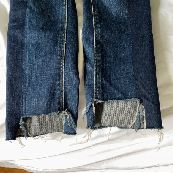 Hudson Barbara high rise step hem two tone jeans - Picture 6 of 7